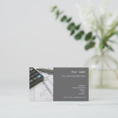 Carte de visite "d'ingénieur mécanicien" (Debout devant)