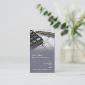 Carte de visite "d'ingénieur mécanicien" (Debout devant)