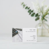 Carte de visite "d'ingénieur mécanicien" (Debout devant)