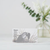 Carte De Visite Dingue commun (Debout devant)