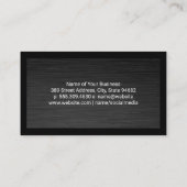 Carte De Visite Dinnerware Gold Lux | Culinaire (Dos)