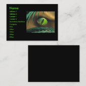 Carte De Visite Dino Spy (Devant / Derrière)