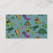 Carte De Visite Dinosaure (Dos)