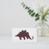Carte De Visite Dinosaure Brown (Debout devant)