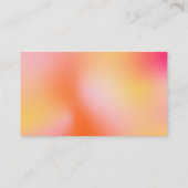 Carte de visite d'insertion multimédia orange (Dos)