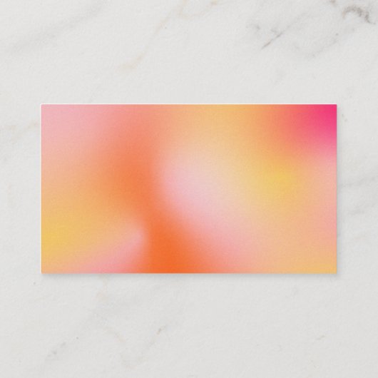 Carte de visite d'insertion multimédia orange (Dos)