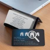 Carte de visite d'inspection à domicile