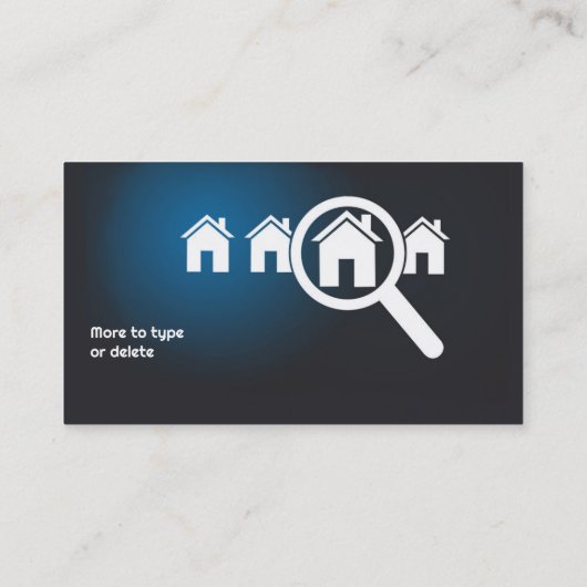 Carte de visite d'inspection à domicile (Dos)