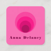 Carte de visite d'inspiration rétro (Devant)