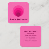 Carte de visite d'inspiration rétro (Devant / Derrière)