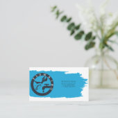 carte de visite d'installation de plomberie de ser (Debout devant)