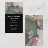 Carte de visite d'installation de tapis (Devant / Derrière)