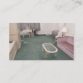 Carte de visite d'installation de tapis (Dos)