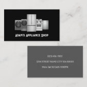 Carte de visite d'installation et de réparation de (Devant / Derrière)