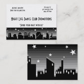 Carte de visite d'instigateur de club de danse (Devant / Derrière)