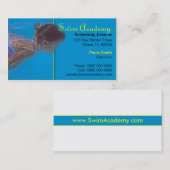 Carte de visite d'instructeur de bain (Devant / Derrière)