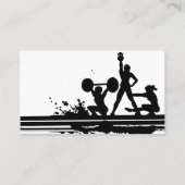 Carte de visite d'instructeur de conditionnement p (Devant)