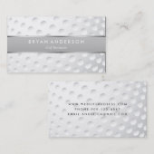 Carte de visite d'instructeur de golf (Devant / Derrière)