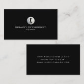 Carte de visite d'instructeur de golf (Devant / Derrière)