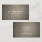 Carte de visite d'instructeur de méditation (Devant / Derrière)