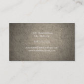 Carte de visite d'instructeur de méditation (Dos)