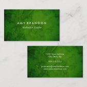 Carte de visite d'instructeur de méditation (Devant / Derrière)