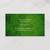 Carte de visite d'instructeur de méditation (Dos)