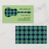 Carte de visite d'instructeur de musique ou de (Devant / Derrière)