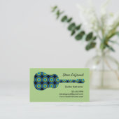 Carte de visite d'instructeur de musique ou de (Debout devant)