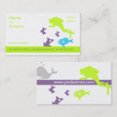 Carte de visite d'instructeur de plongée, lauréat  (Devant / Derrière)