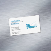 Carte de visite d'instructeur de ski (In Situ)