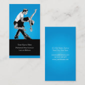 Carte de visite d'instructeur de sport de danse (Devant / Derrière)