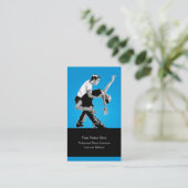 Carte de visite d'instructeur de sport de danse (Debout devant)