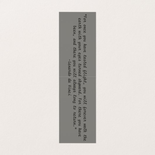 Carte de visite d'instructeur de vol (Intérieur déplié)