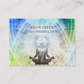 Carte de visite d'instructeur de yoga (Devant)
