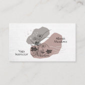 Carte de visite d'instructeur de Yoga Boho pacifiq (Devant)