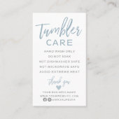 Carte de visite d'instructions modernes pour les s (Devant)