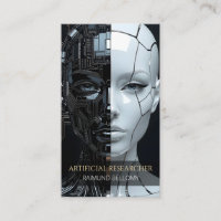 Carte de visite d'intelligence artificielle