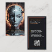 Carte de visite d'intelligence artificielle (Devant / Derrière)