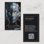 Carte de visite d'intelligence artificielle (Devant / Derrière)
