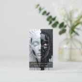 Carte de visite d'intelligence artificielle (Debout devant)