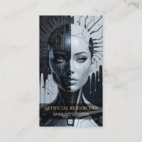 Carte de visite d'intelligence artificielle