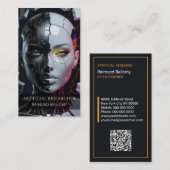 Carte de visite d'intelligence artificielle (Devant / Derrière)