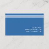 Carte de visite d'interprète traducteur profession (Dos)