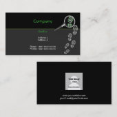 Carte de visite d'investigateur de scène du crime (Devant / Derrière)