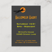 Carte de visite d'invitation de l'école de vol de (Dos)