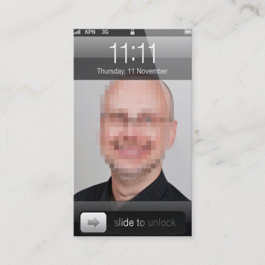 carte de visite d'iphone (Devant)