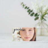 Carte De Visite Diplômé de la photo de script manuscrit (Debout devant)