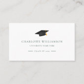Carte De Visite Diplômé Moderne 2026 (Devant)