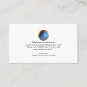 Carte De Visite Directeur animé entreprenant dynamique (Dos)